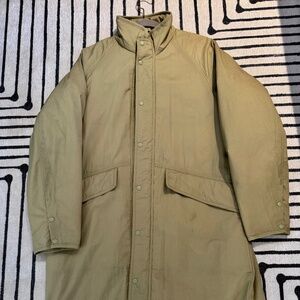 Green lightweight spring/fall coat
